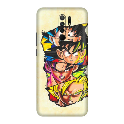 POCO Phone Skins (All Models) - Angry Multi Anime - Matte Finish (M-113) Poco M2
