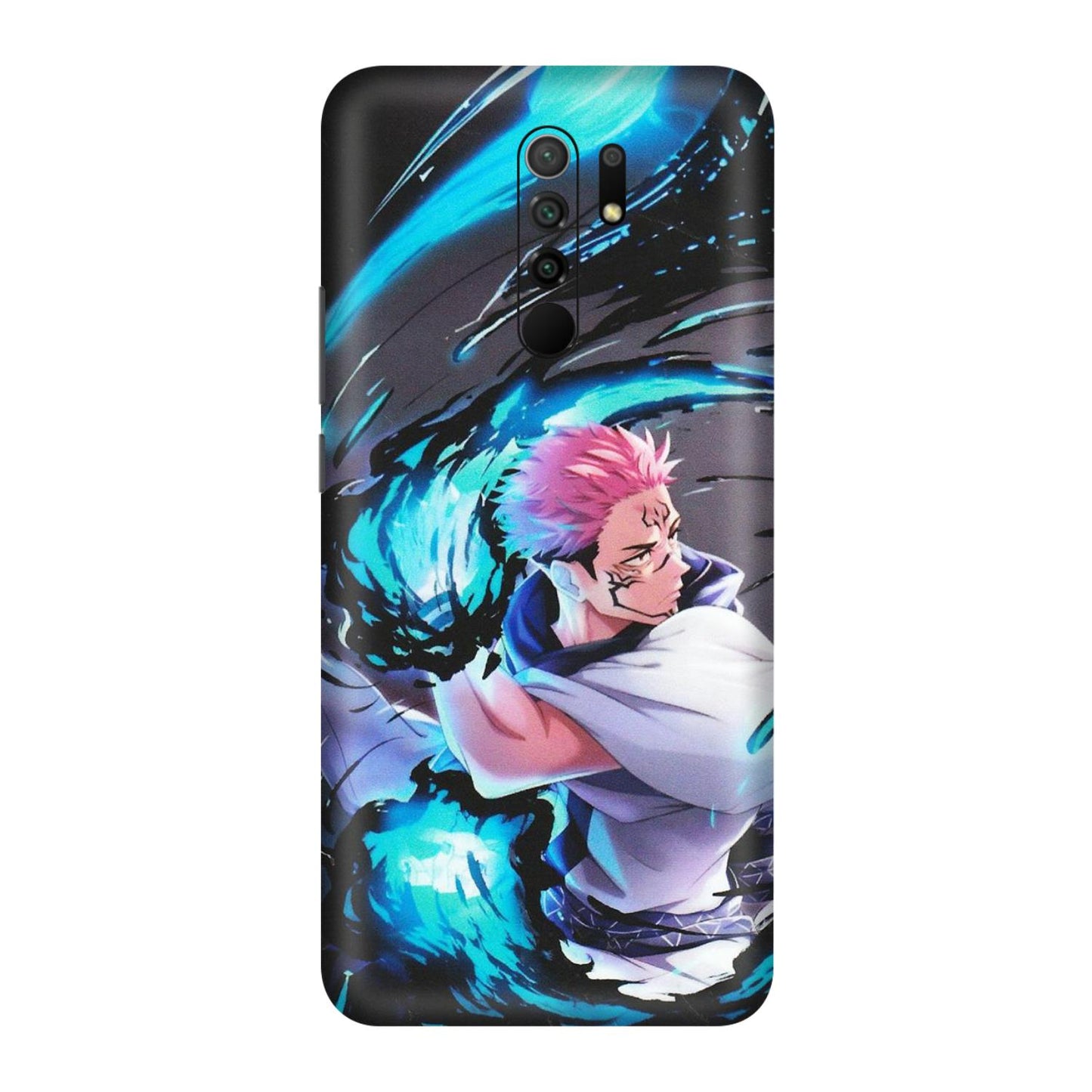 POCO Phone Skins (All Models) - New Jujutsu Kaisen Grey Blue Anime - Matte Finish (M-127) Poco M2