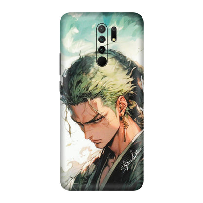 POCO Phone Skins (All Models) - New Roronoa Zoro One Picece Anime - Matte Finish (M-140) Poco M2