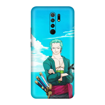 POCO Phone Skins (All Models) - Cool Swordman Zoro Anime - Matte Finish (M-143) Poco M2