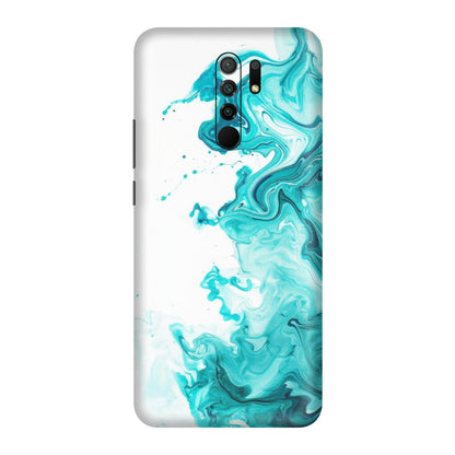 POCO Phone Skins (All Models) - Sky Blue Abstract Colour - Matte Finish (M-146) Poco M2