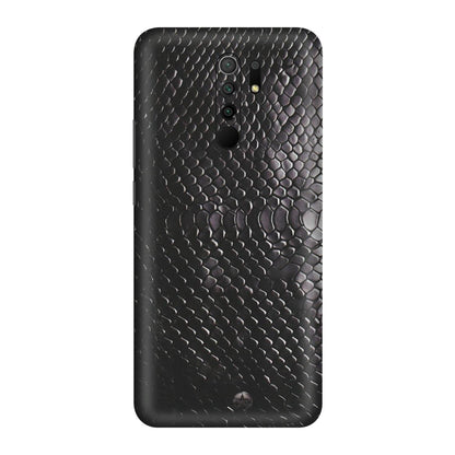 POCO Phone Skins (All Models) - Black Snack Leather - Matte Finish (M-147) Poco M2
