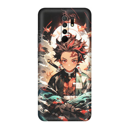 POCO Phone Skins (All Models) - Tanjiro Demon Slayer Anime - Matte Finish (M-158) Poco M2