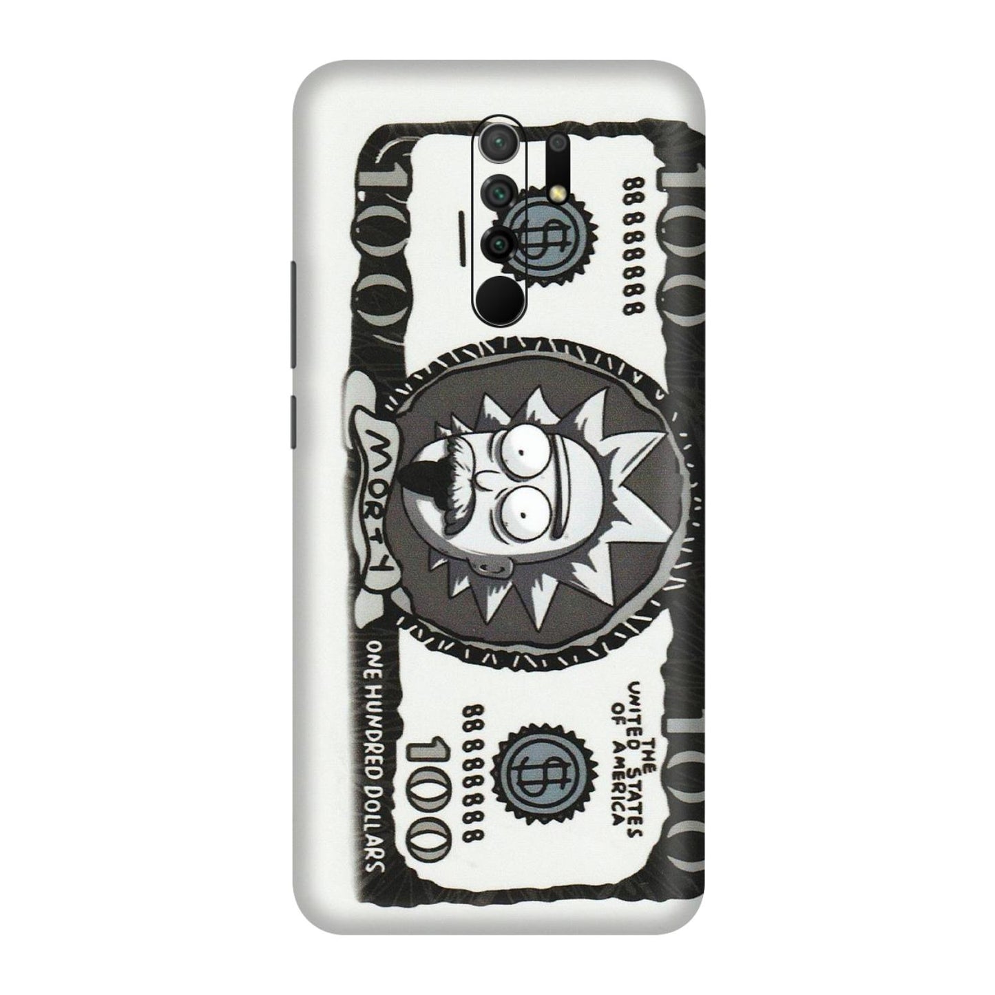 POCO Phone Skins (All Models) - Rick And Morty Hundred Dollar Anime - Matte Finish (M-161) Poco M2