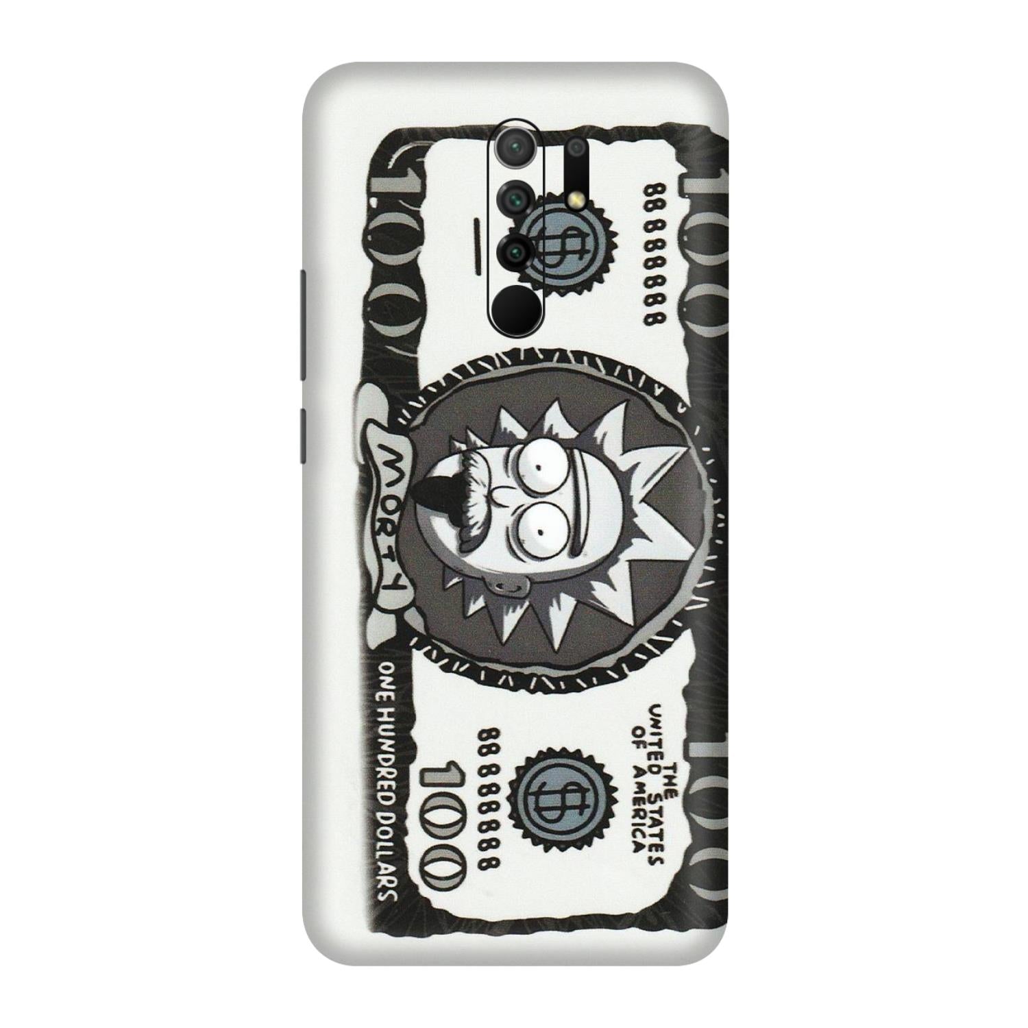 POCO Phone Skins (All Models) - Rick And Morty Hundred Dollar Anime - Matte Finish (M-161) Poco M2