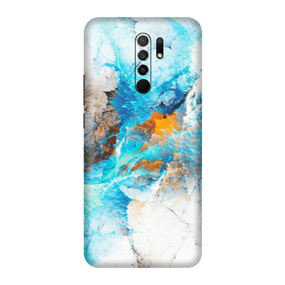 POCO Phone Skins (All Models) - Blue Waves Abstract - Matte Finish (M-19) Poco M2