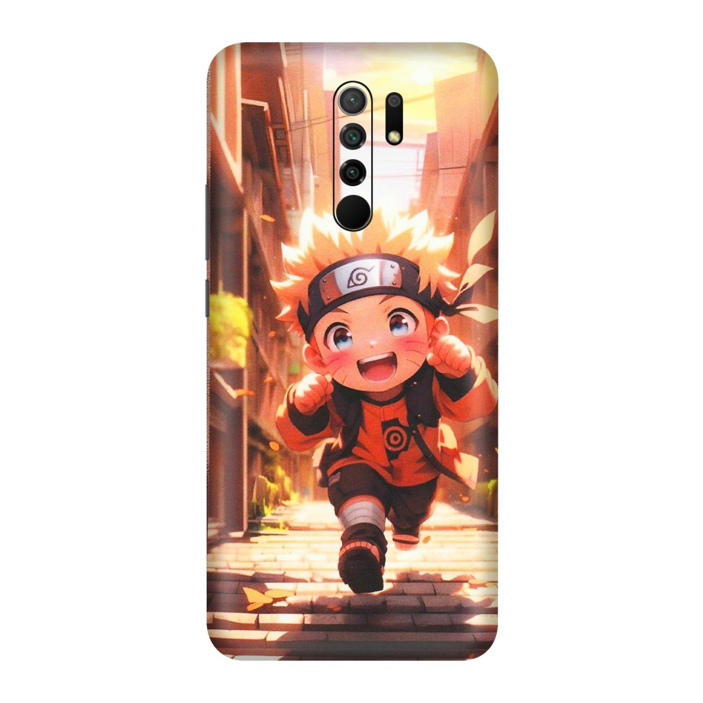 POCO Phone Skins (All Models) - Naruto Cute Toon Running - Matte Finish (M-04) Poco M2