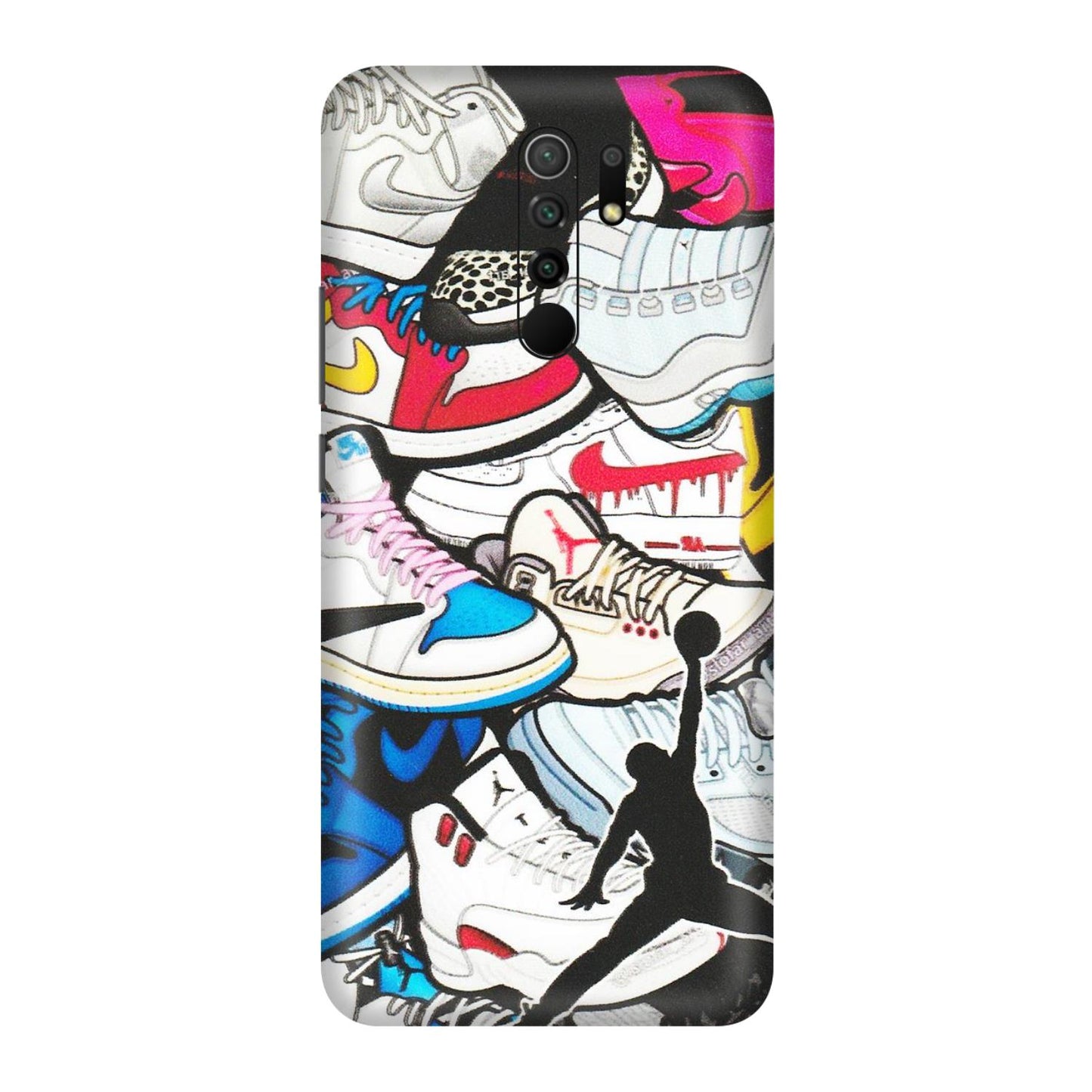 POCO Phone Skins (All Models) - Jordan Sneakers Fan - Matte Finish (M-80) Poco M2