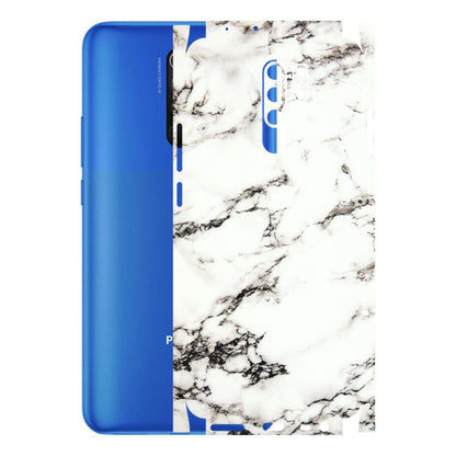 POCO Phone Skins (All Models) - Black and White Marble Texture - 3D Embossed Finish (L-124) Poco M2 PRO
