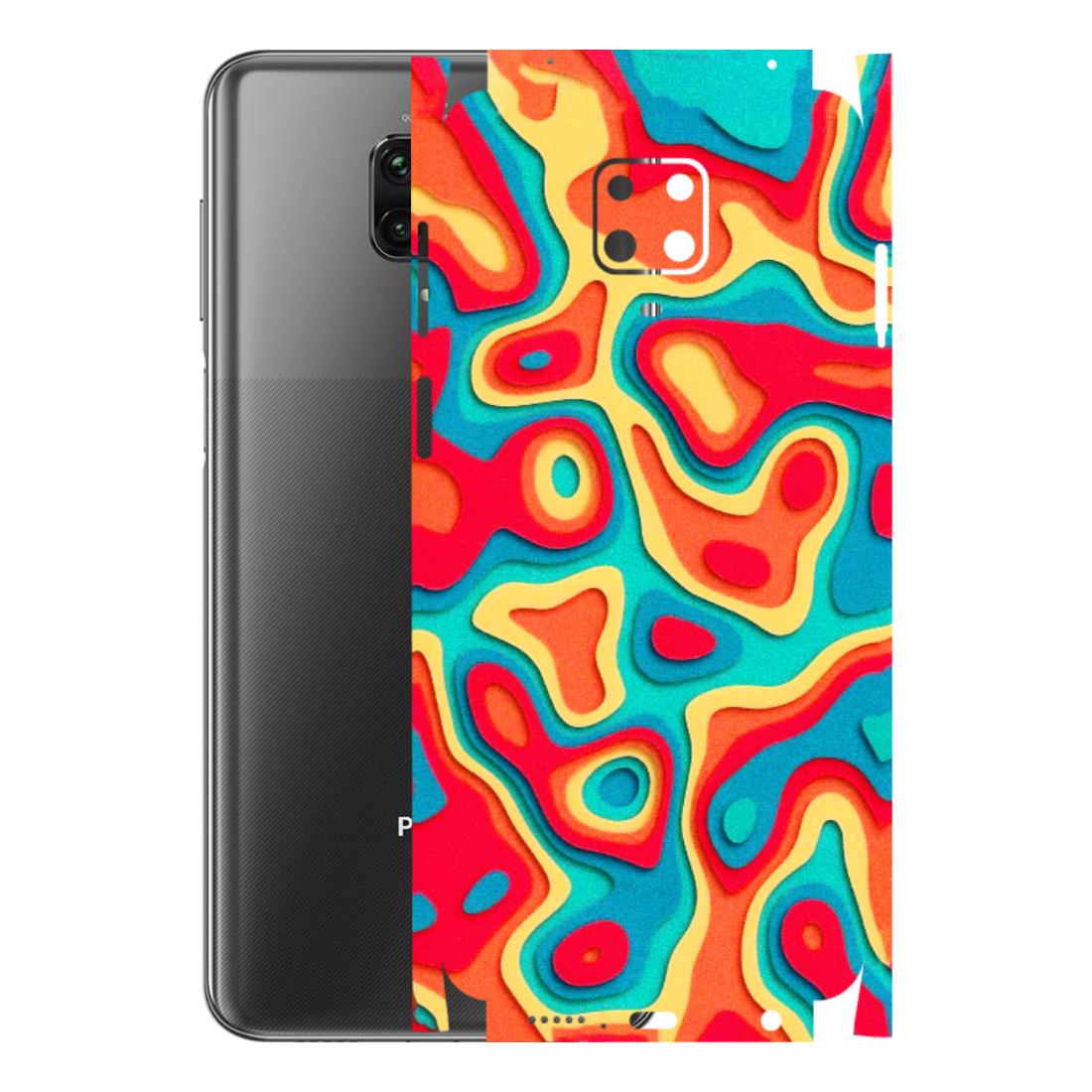POCO Phone Skins (All Models) - Abstract Swirl - 3D Embossed Finish (L-150) Poco M2 PRO