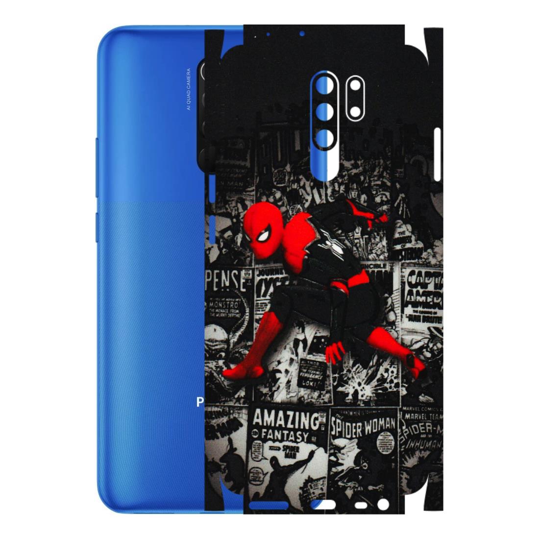 POCO Phone Skins (All Models) - SpiderMan New - 3D Embossed Finish (L-162) Poco M2 PRO