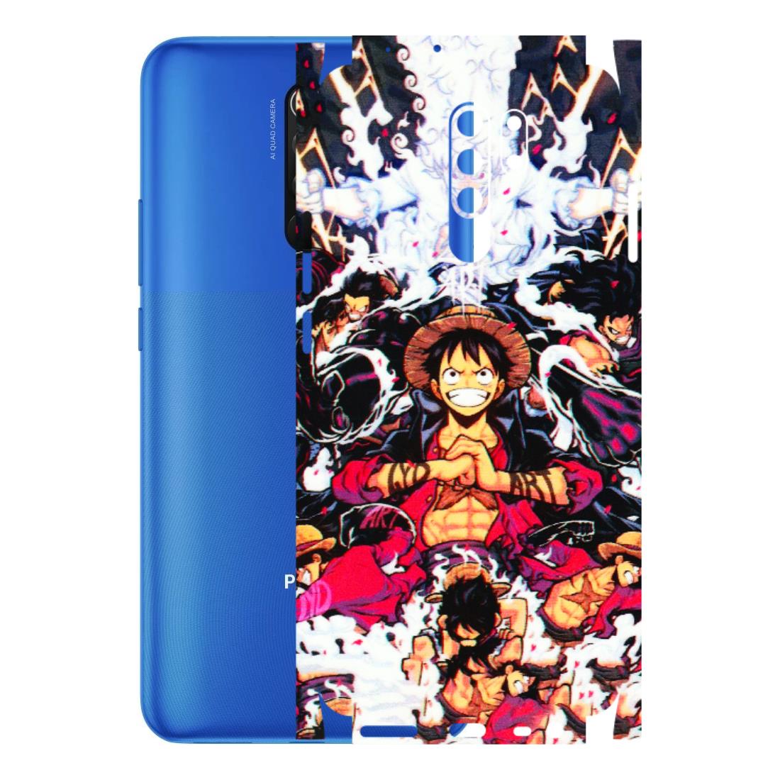 POCO Phone Skins (All Models) - Luffy Anime Character - 3D Embossed Finish (L-203) Poco M2 PRO