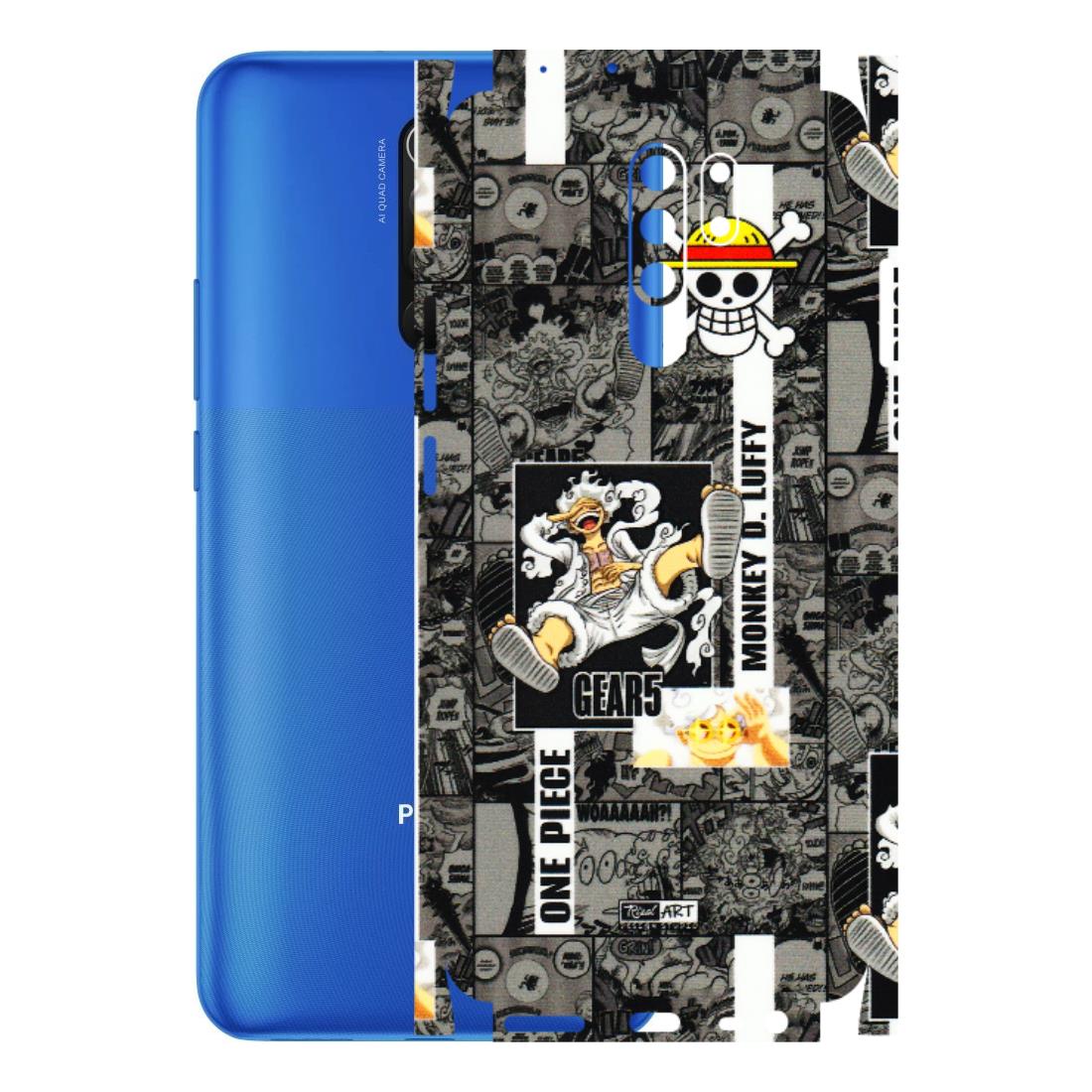 POCO Phone Skins (All Models) - Cuffy Anime MonkeyCamic - 3D Embossed Finish (L-242) Poco M2 PRO