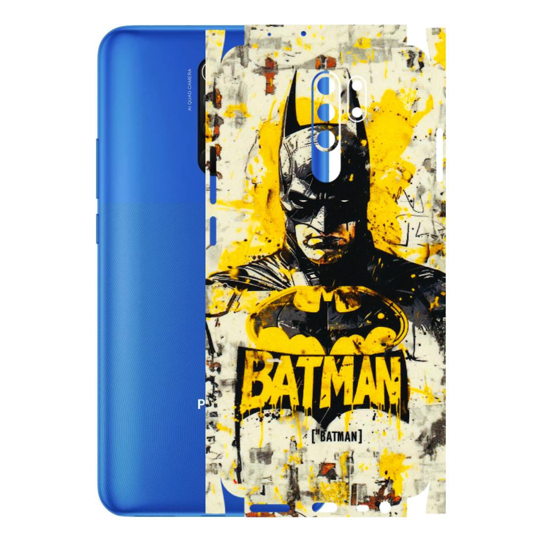 POCO Phone Skins (All Models) - Batman Yellow BT - 3D Embossed Finish (L-304) Poco M2 PRO