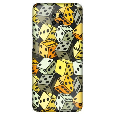 POCO Phone Skins (All Models) - Dices Of Life - 3D Embossed Finish (L-04) Poco M2 PRO