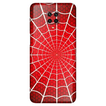POCO Phone Skins (All Models) - Classic Spidey Web - 3D Embossed Finish (L-115) Poco M2 PRO