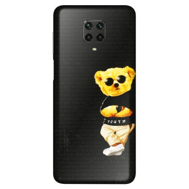 POCO Phone Skins (All Models) - Classy Teddy Bear - 3D Embossed Finish (L-116) Poco M2 PRO