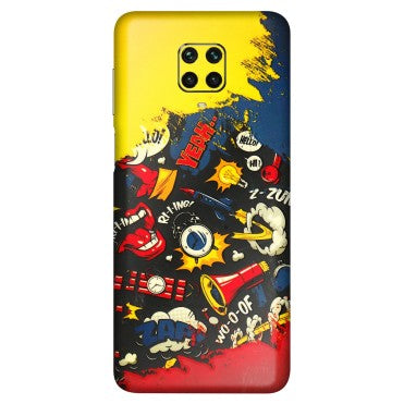 POCO Phone Skins (All Models) - Pacific Doodle Art - 3D Embossed Finish (L-120) Poco M2 PRO