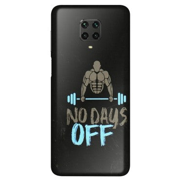POCO Phone Skins (All Models) - Gym Lover - 3D Embossed Finish (L-127) Poco M2 PRO