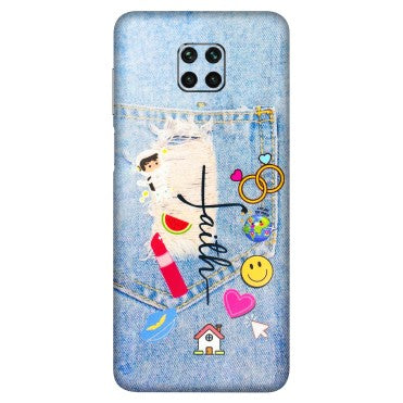 POCO Phone Skins (All Models) - Denim Jeans Pocket - 3D Embossed Finish (L-134) Poco M2 PRO