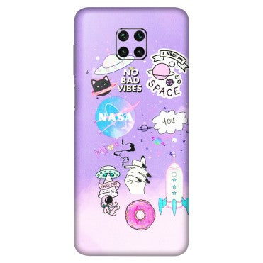 POCO Phone Skins (All Models) - I Need My Nasa   Skin - 3D Embossed Finish (L-149) Poco M2 PRO