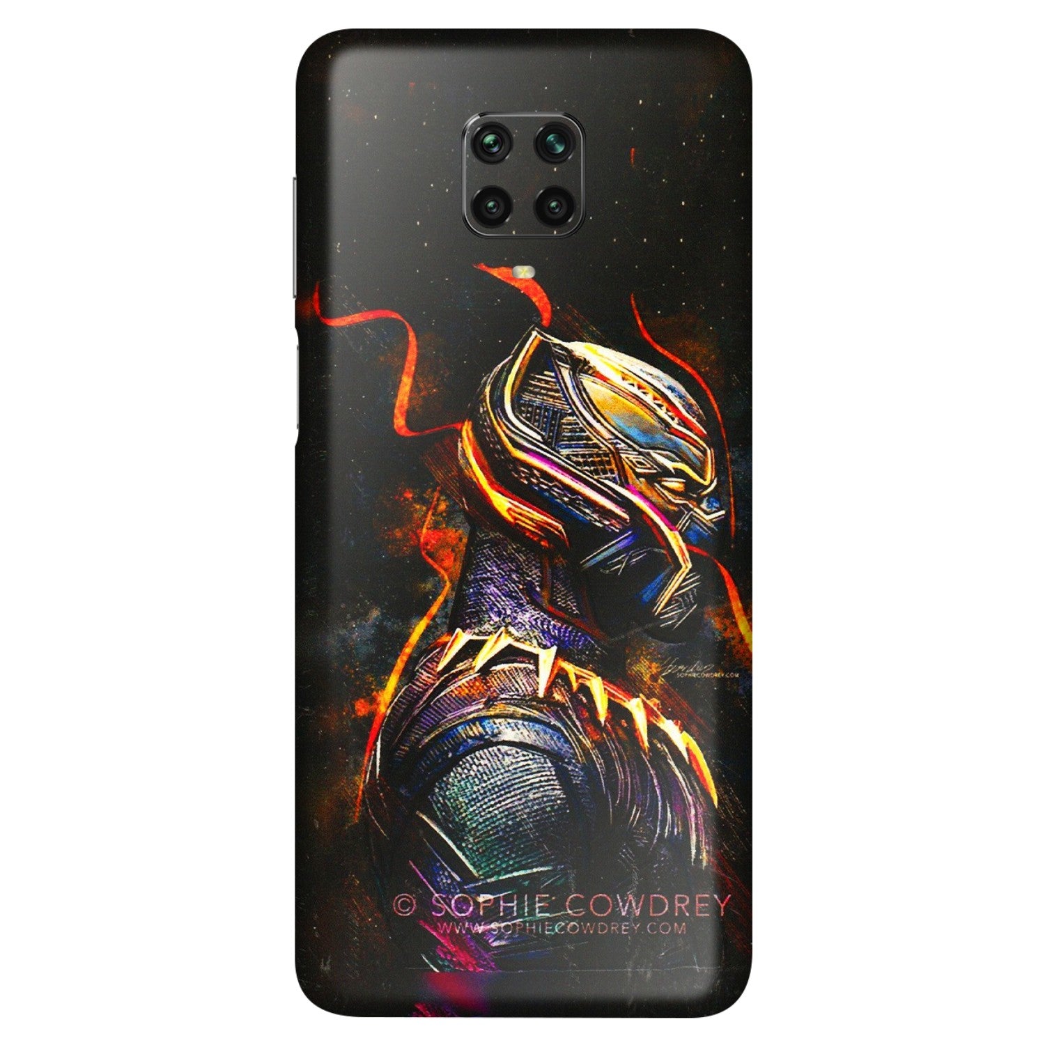 POCO Phone Skins (All Models) - Black Panther - 3D Embossed Finish (L-190) Poco M2 PRO