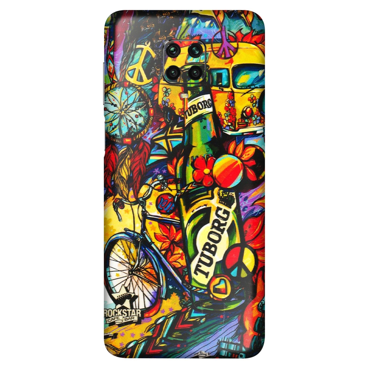 POCO Phone Skins (All Models) - Cool Beer Bottle - 3D Embossed Finish (L-193) Poco M2 PRO