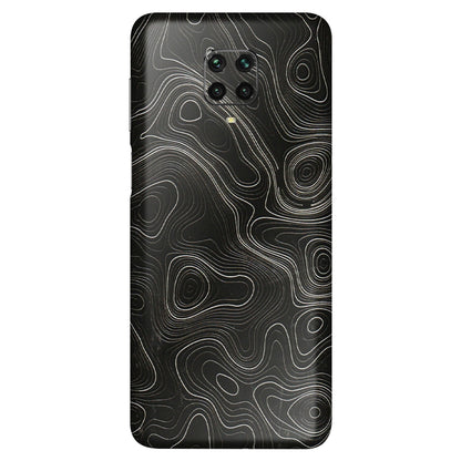 POCO Phone Skins (All Models) - Black Swirl - 3D Embossed Finish (L-196) Poco M2 PRO