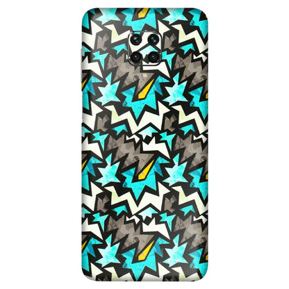 POCO Phone Skins (All Models) - Funky Zig Zag - 3D Embossed Finish (L-223) Poco M2 PRO