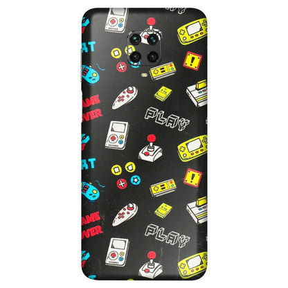 POCO Phone Skins (All Models) - Gaming Doodles - 3D Embossed Finish (L-224) Poco M2 PRO