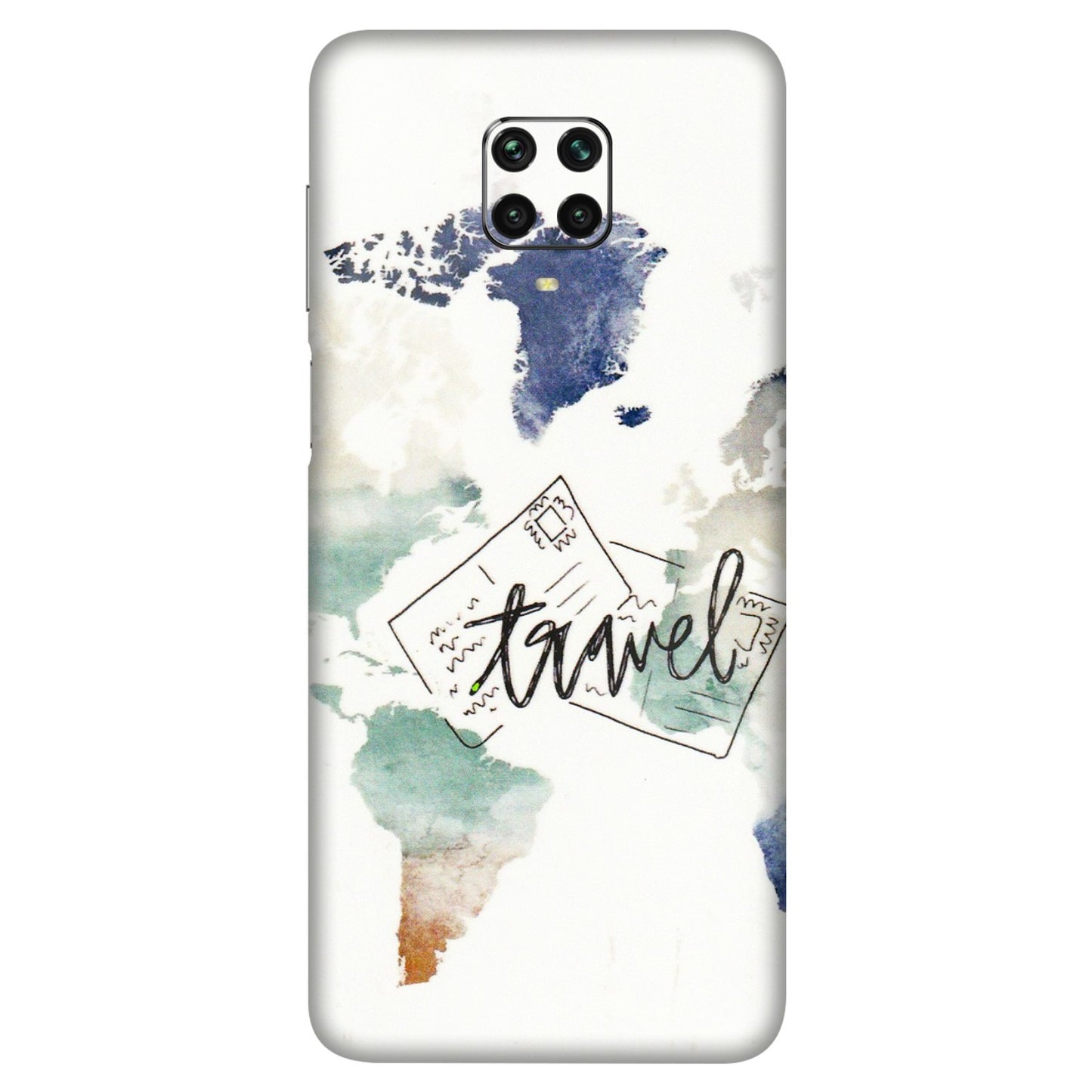 POCO Phone Skins (All Models) - Travel The World - 3D Embossed Finish (L-232) Poco M2 PRO