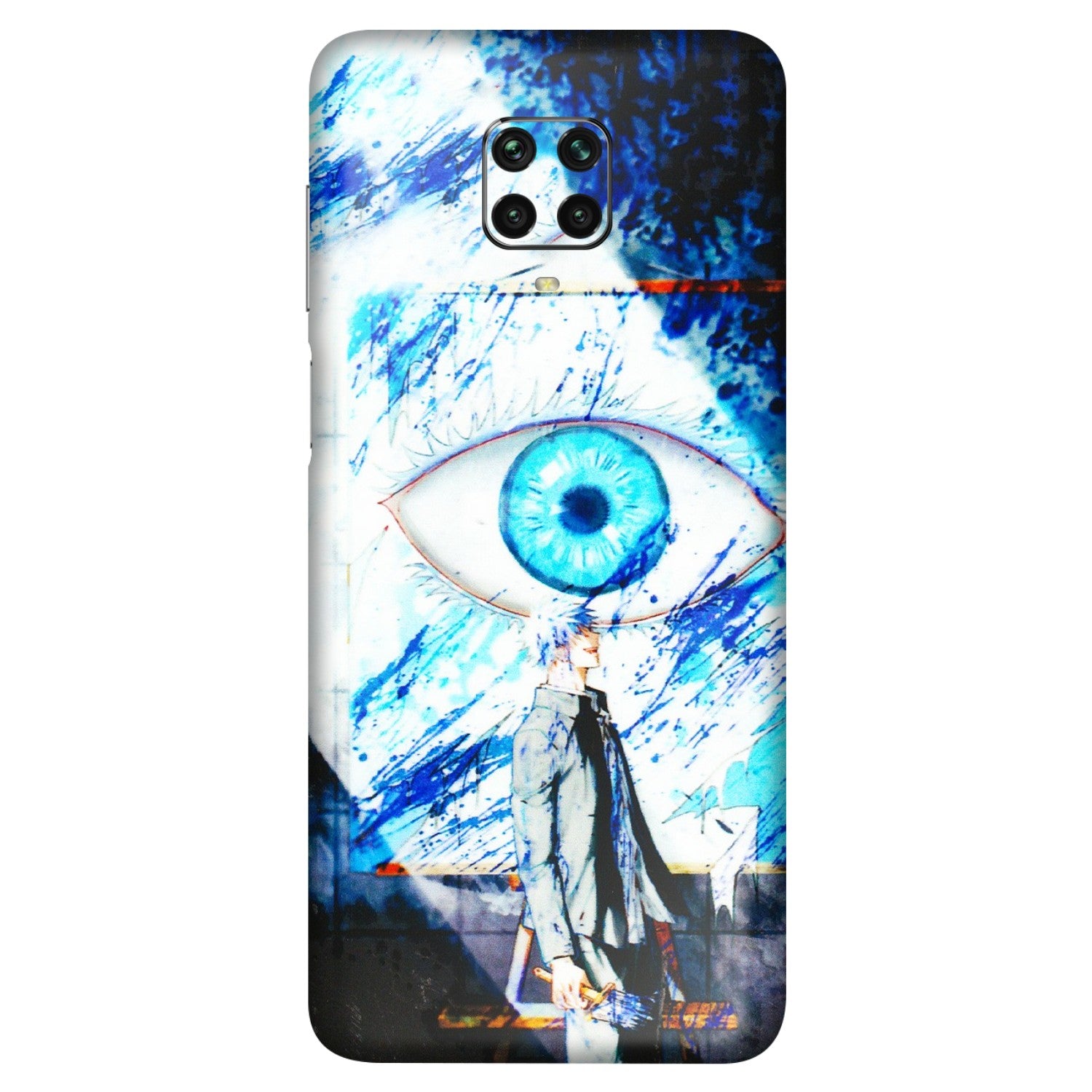 POCO Phone Skins (All Models) - Gojo Satoru evil eye - 3D Embossed Finish (L-239) Poco M2 PRO