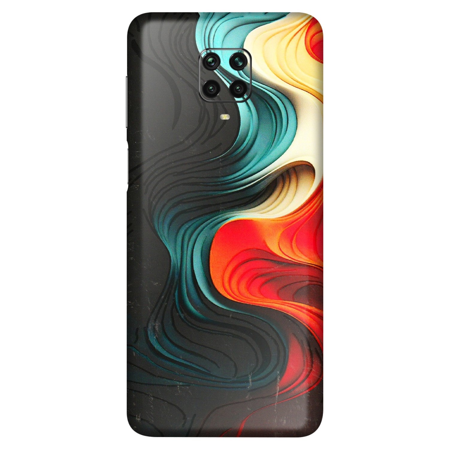 POCO Phone Skins (All Models) - The Silky Swirl - 3D Embossed Finish (L-240) Poco M2 PRO