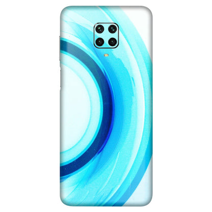 POCO Phone Skins (All Models) - The Blue Curve - 3D Embossed Finish (L-244) Poco M2 PRO
