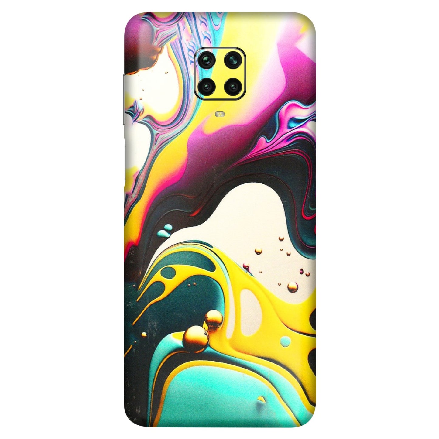 POCO Phone Skins (All Models) - Multicolor Abstract pattern - 3D Embossed Finish (L-254) Poco M2 PRO