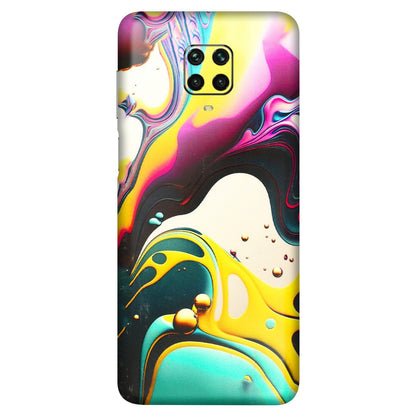 POCO Phone Skins (All Models) - Multicolor Abstract pattern - 3D Embossed Finish (L-254) Poco M2 PRO