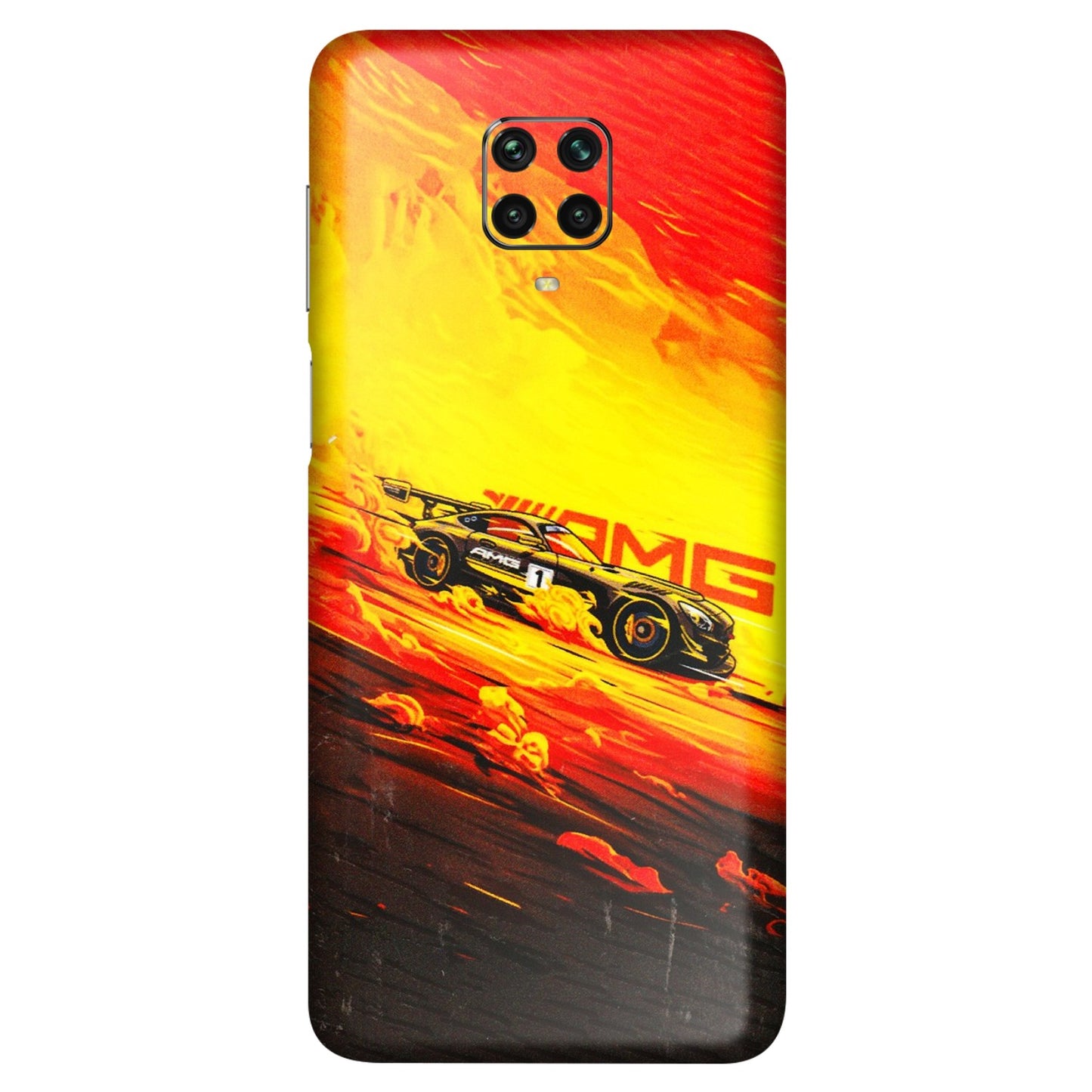 POCO Phone Skins (All Models) - AMG Car Speed Cover - 3D Embossed Finish (L-256) Poco M2 PRO