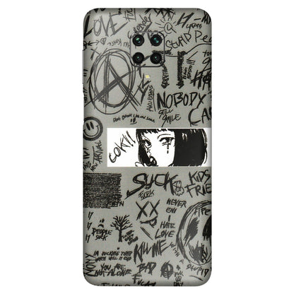 POCO Phone Skins (All Models) - Never Have Love Anime - 3D Embossed Finish (L-260) Poco M2 PRO