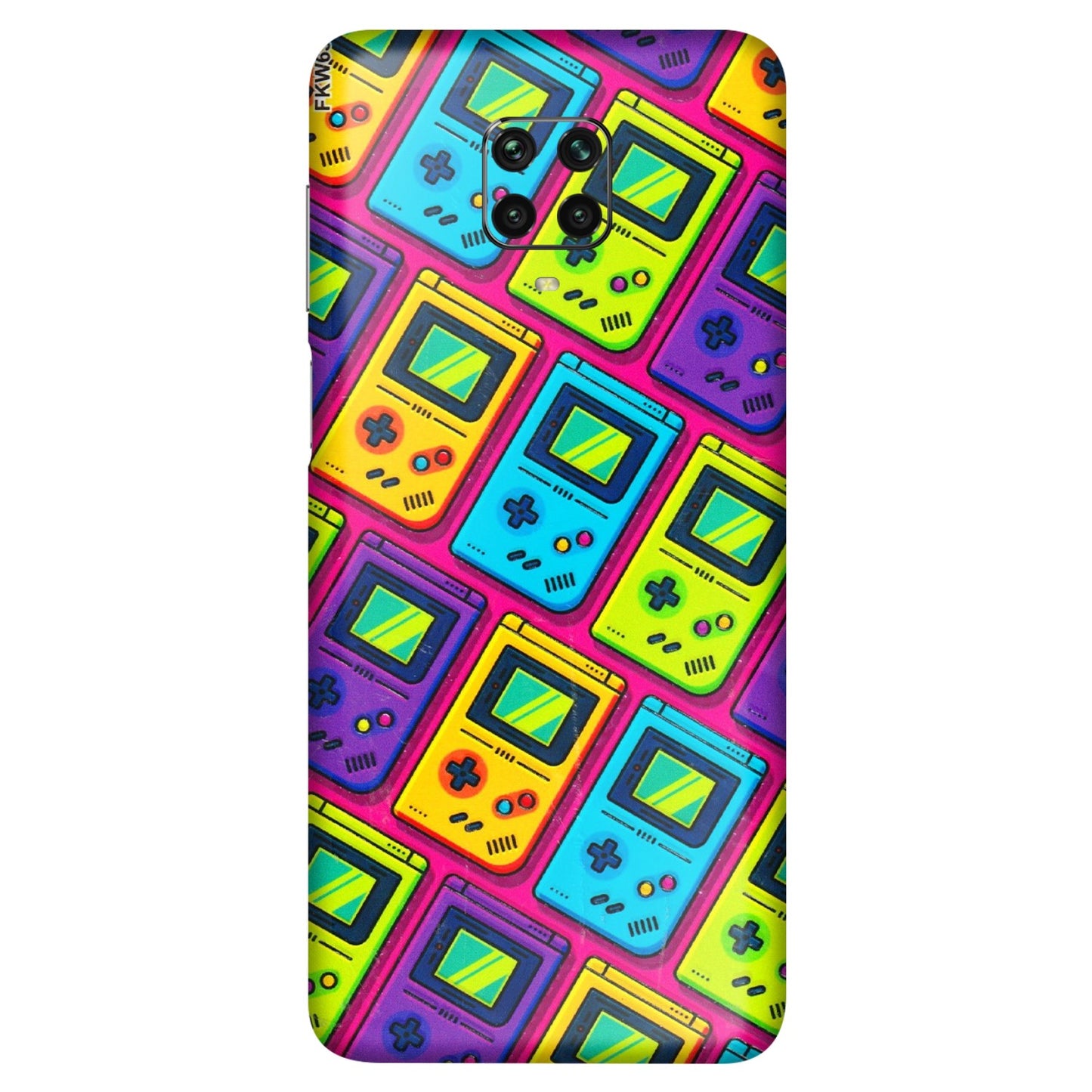POCO Phone Skins (All Models) - Gameboy Colourful - 3D Embossed Finish (L-266) Poco M2 PRO
