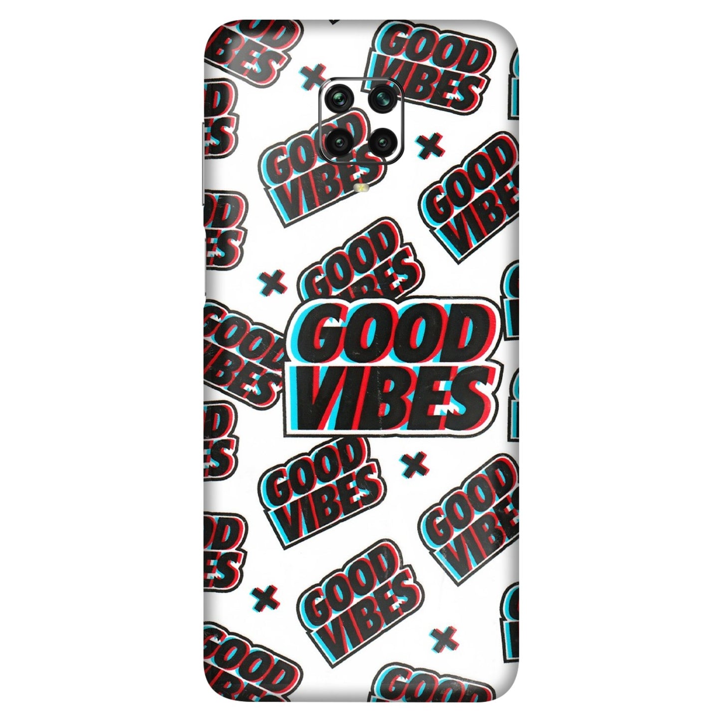 POCO Phone Skins (All Models) - Good Vibes - 3D Embossed Finish (L-282) Poco M2 PRO