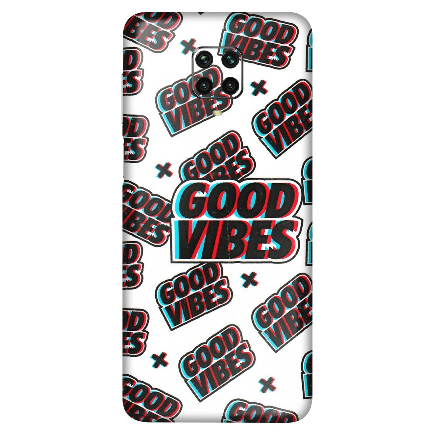 POCO Phone Skins (All Models) - Good Vibes - 3D Embossed Finish (L-282) Poco M2 PRO
