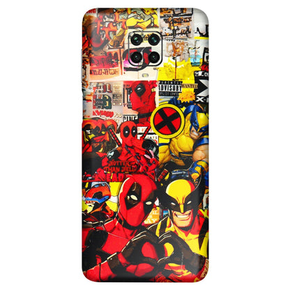 POCO Phone Skins (All Models) - Spidy Wolverine - 3D Embossed Finish (L-310) Poco M2 PRO