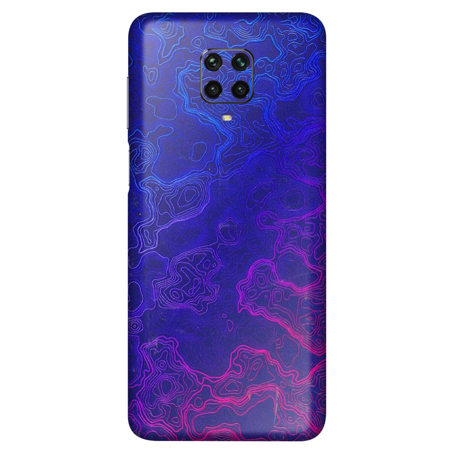 POCO Phone Skins (All Models) - Purple Ripples Swirl - 3D Embossed Finish (L-314) Poco M2 PRO