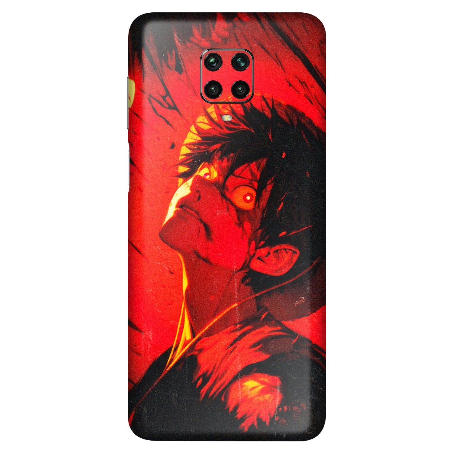 POCO Phone Skins (All Models) - D.Luffy Power Up One Piece Anime - 3D Embossed Finish (L-326) Poco M2 PRO