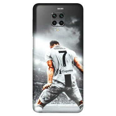 POCO Phone Skins (All Models) - Ronaldo CR7 Crazy - 3D Embossed Finish (L-44) Poco M2 PRO