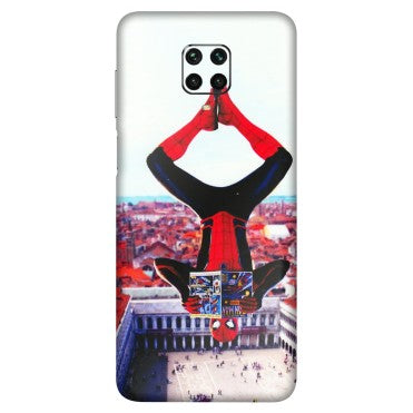 POCO Phone Skins (All Models) - Spiderman Hanging - 3D Embossed Finish (L-53) Poco M2 PRO