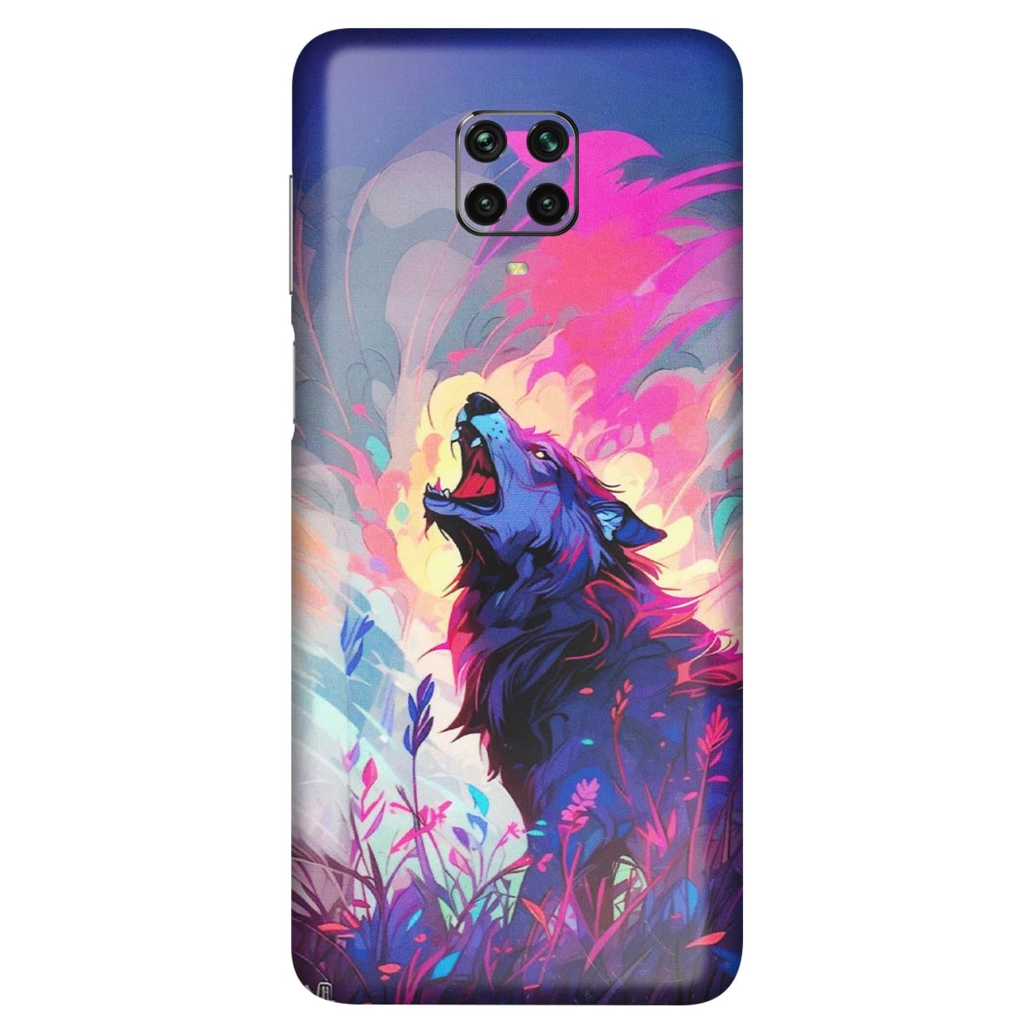 POCO Phone Skins (All Models) - New Wild Wolf Abstract - Matte Finish (M-125) Poco M2 PRO