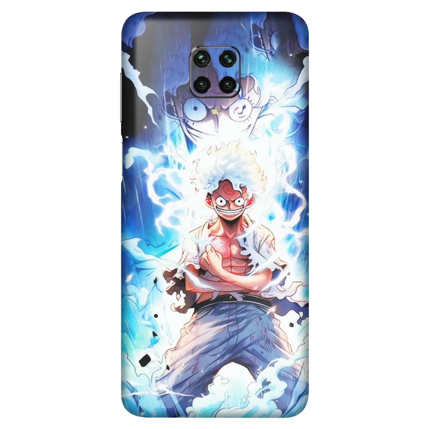 POCO Phone Skins (All Models) - Blue Thunder Luffy Anime - Matte Finish (M-132) Poco M2 PRO