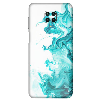 POCO Phone Skins (All Models) - Sky Blue Abstract Colour - Matte Finish (M-146) Poco M2 PRO