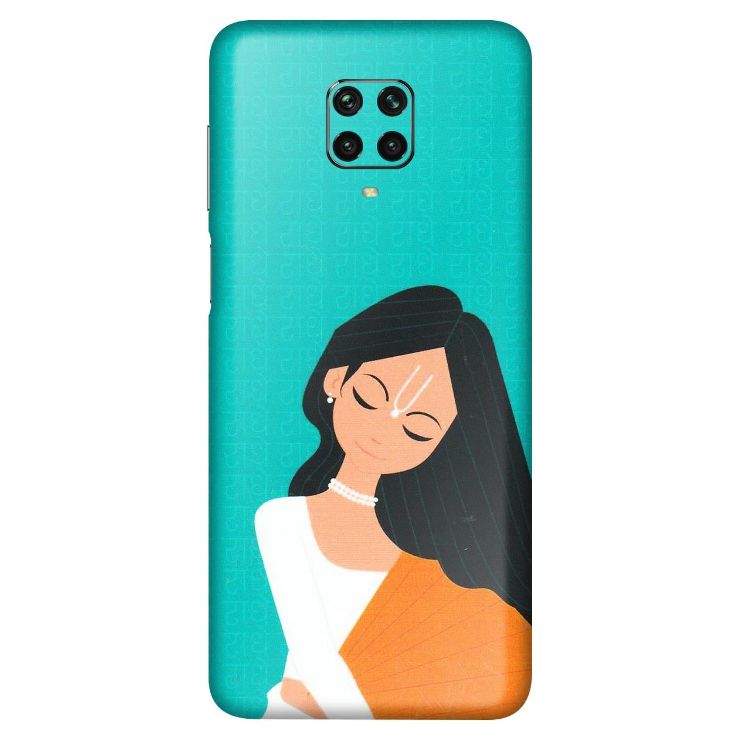 POCO Phone Skins (All Models) - Radhe Radhe With Hindu Symbol - Matte Finish (M-164) Poco M2 PRO